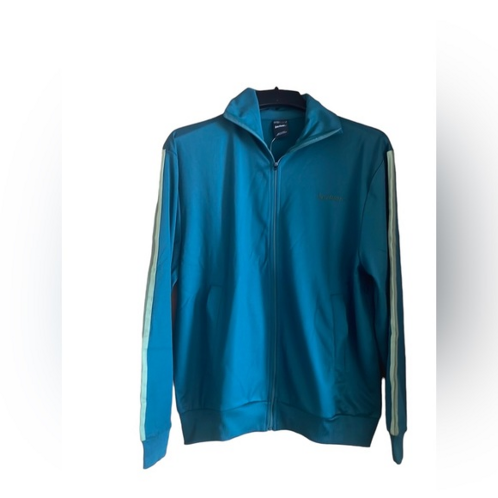iets frans Tricot Track Jacket Retro Green Womens XS NWT Tennis Prep Streetwear‎